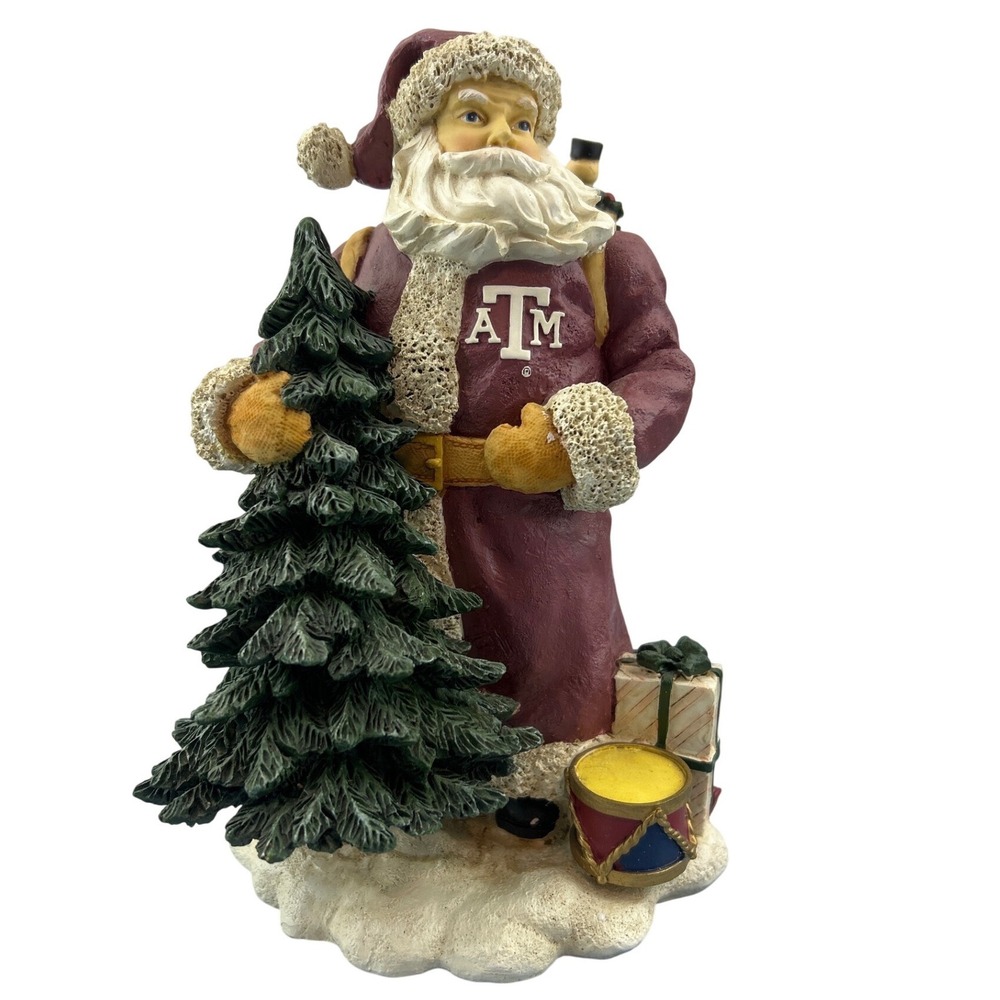 Texas A&M Santa Figurine 1998 Collegiate Collectables Limited Series TAM-5000